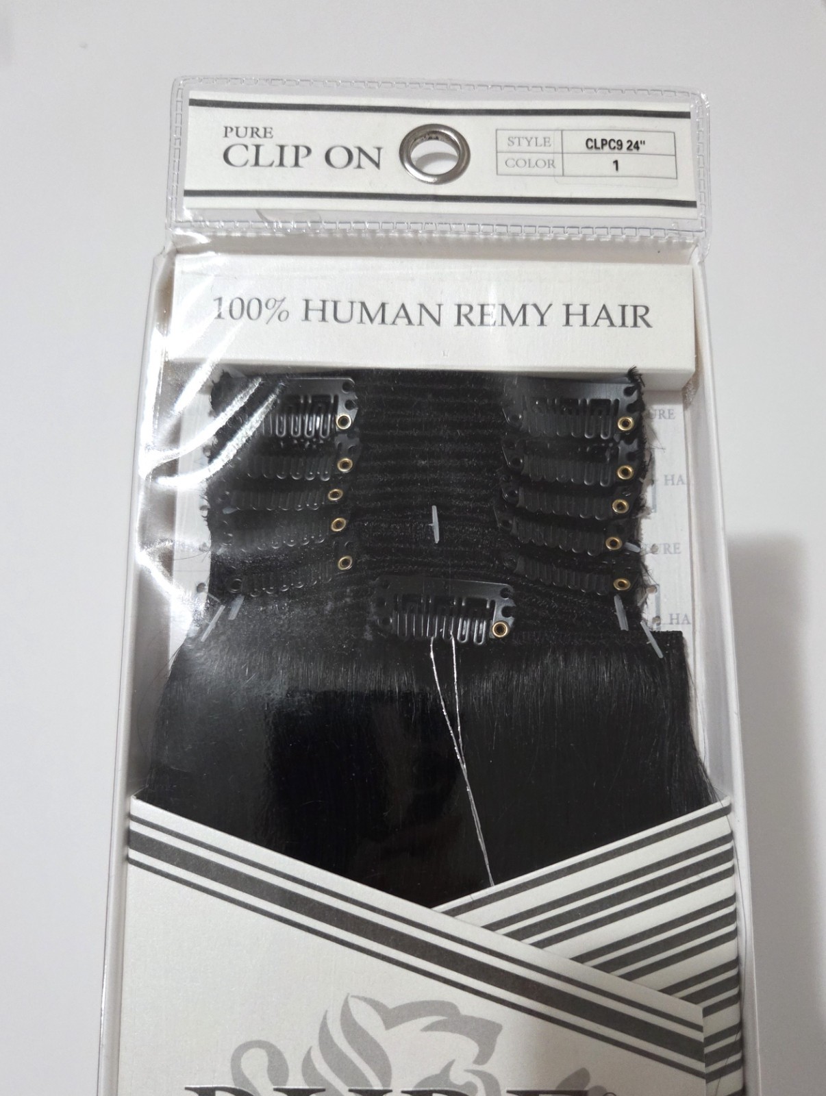 PURE 24″ #1 Jet Black Hair Extension