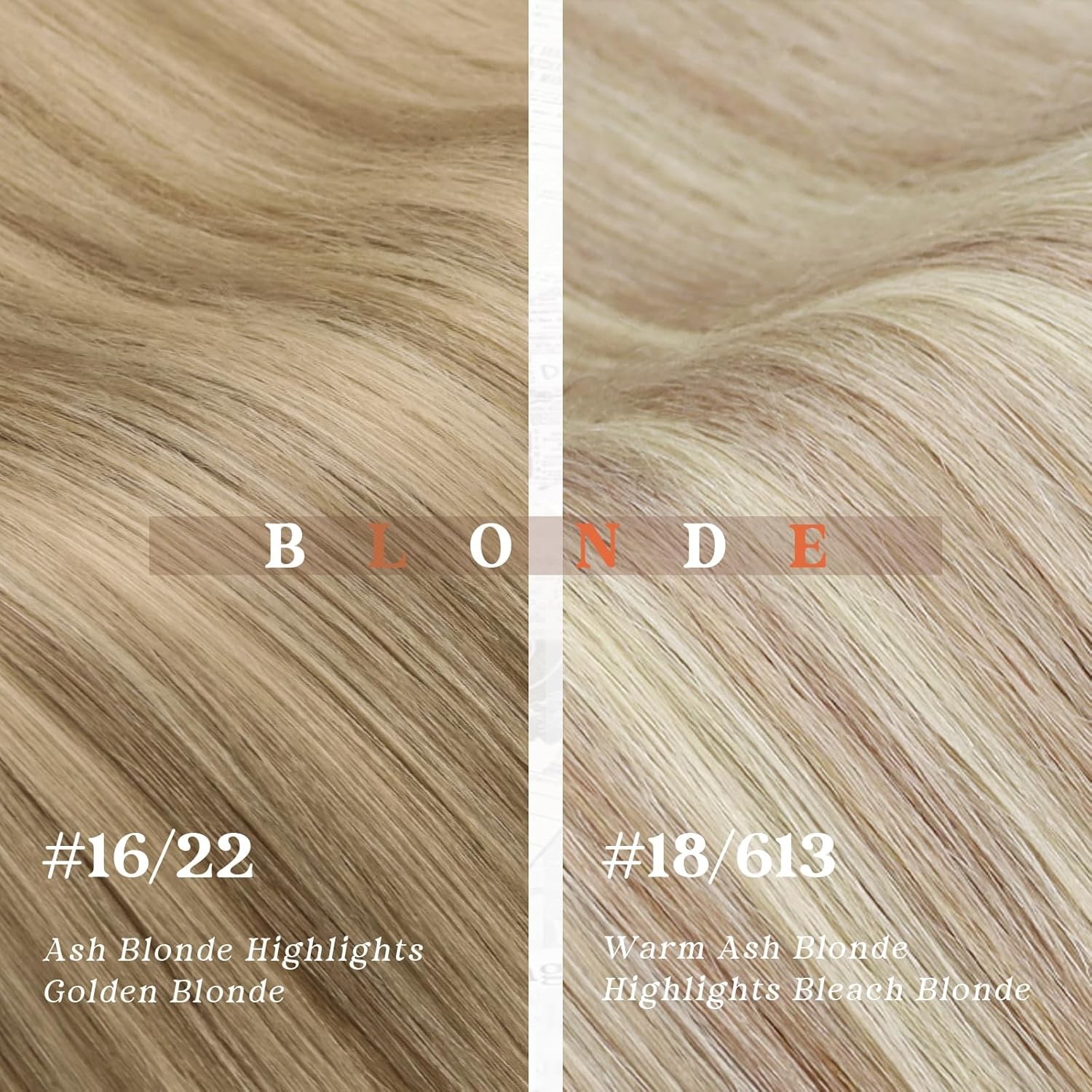 Sunny Hair NANO 14in Ash /Bleach Blonde Hair Extensions – NANO_P18-613_14_50G3