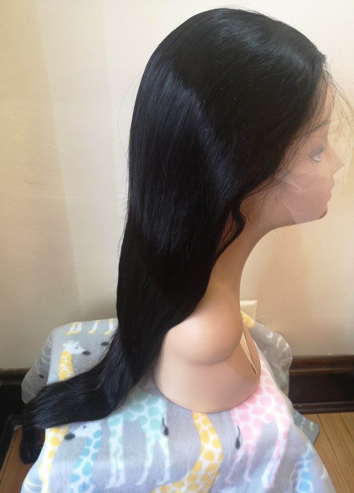 Classic 150% Density 26 Inches Human Hair Wig 13×6 Straight Human Hair Black