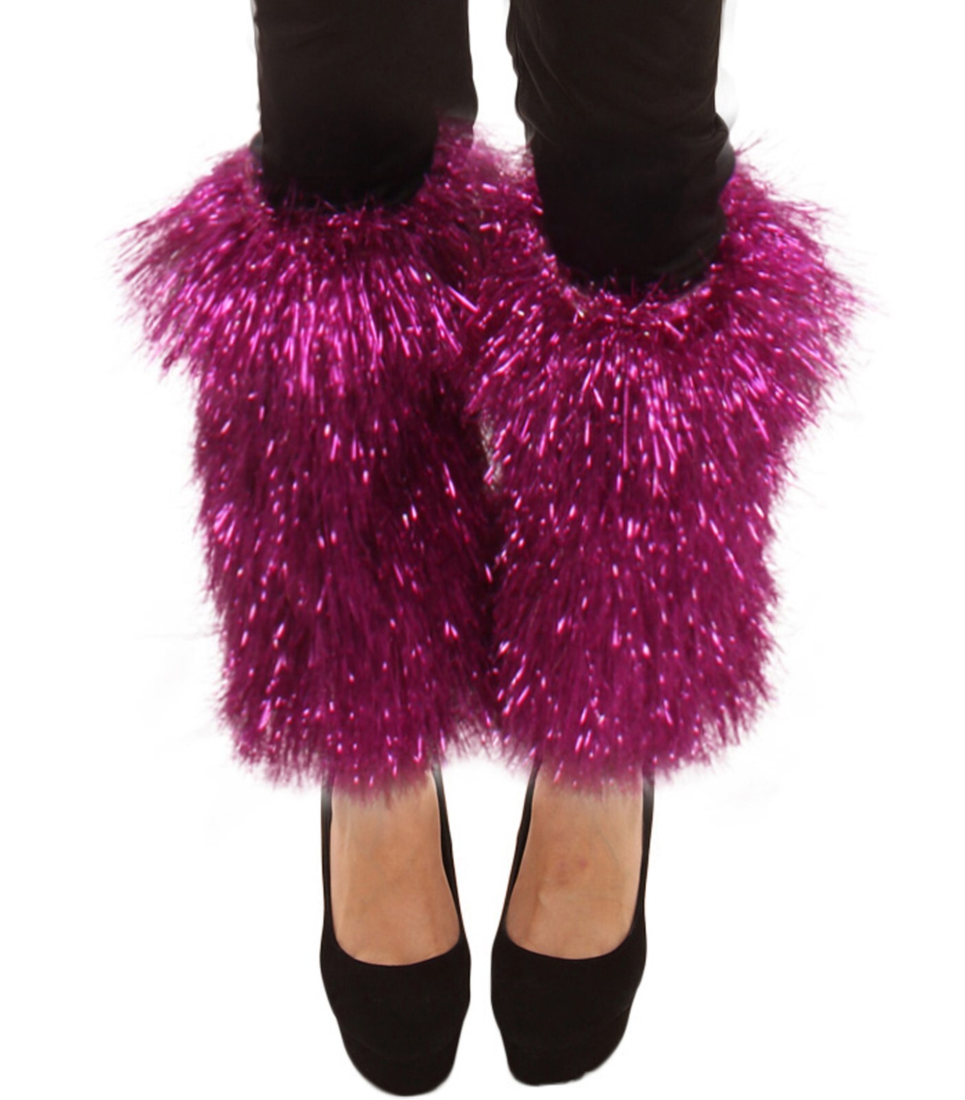 HPO Adult Unisex Tinsel Party Leg Warmers in Multiple Color Options, HA-021