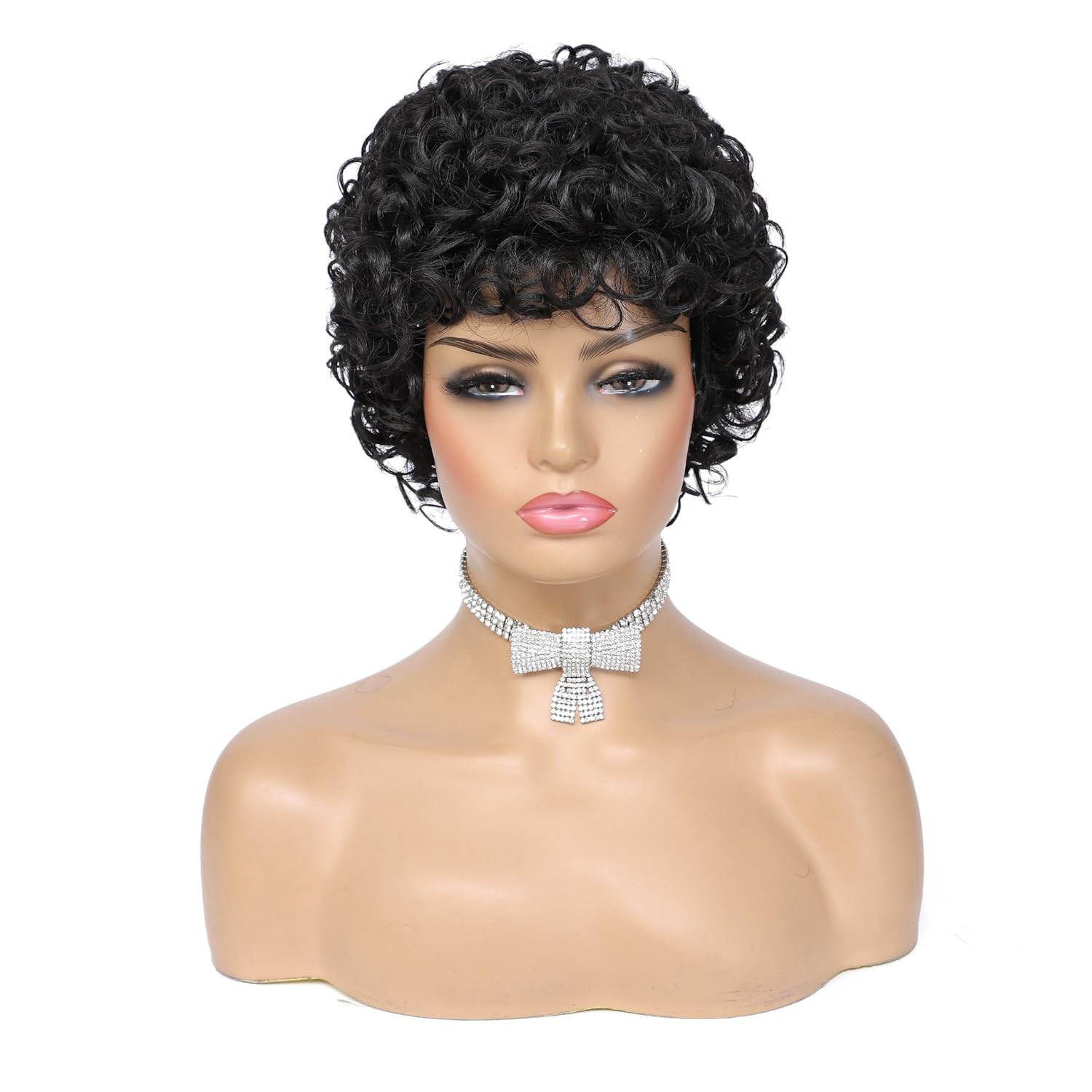Adequate Men’S Black Afro Wig, 70S 80S Disco Costume Wig, Retro Curly Wig for Ha