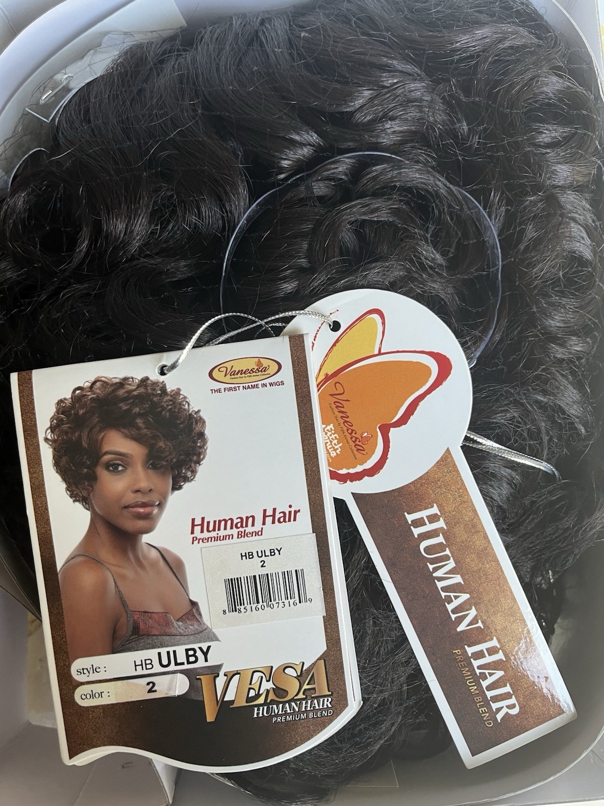 Vanessa Wig Brand: VESA Human Hair Blend Whole Wig