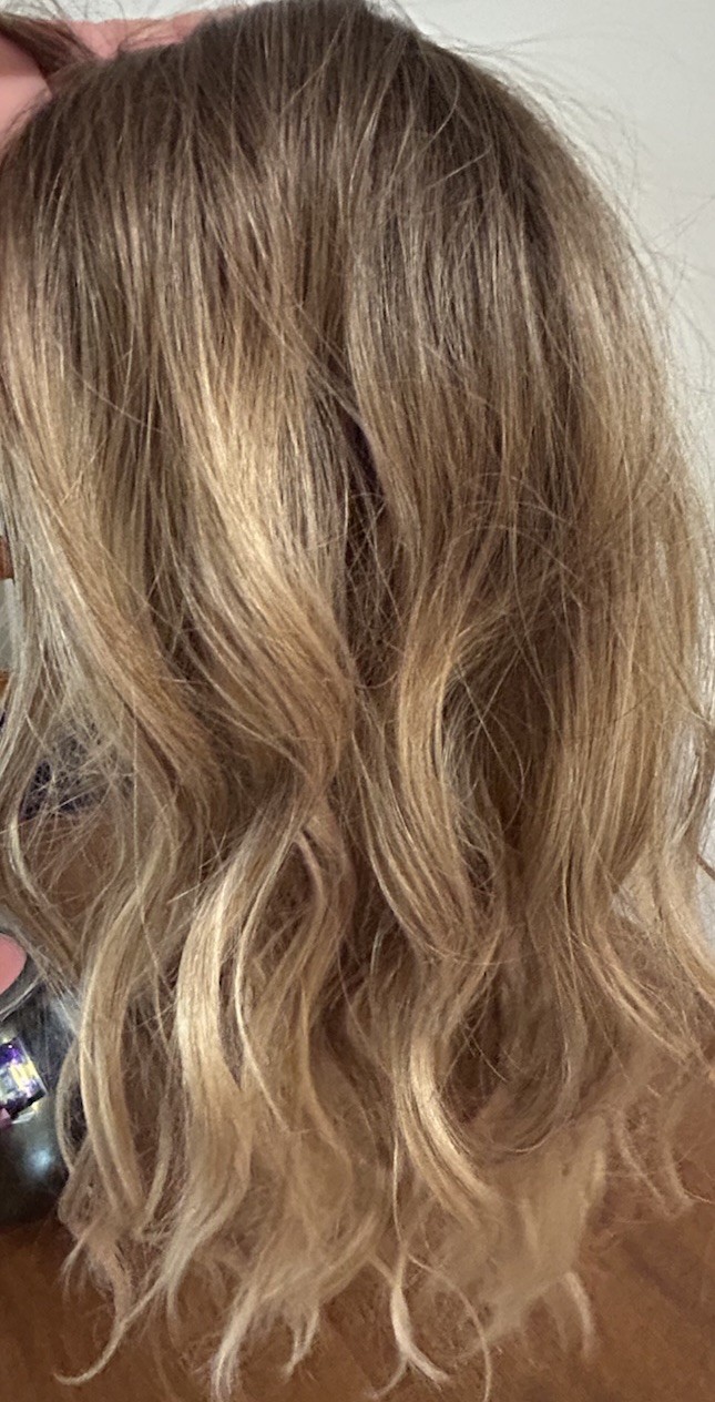 PANEWAY 16” Wavy Hair Topper Wiglet Women’s Clip In Blonde Highlighted New