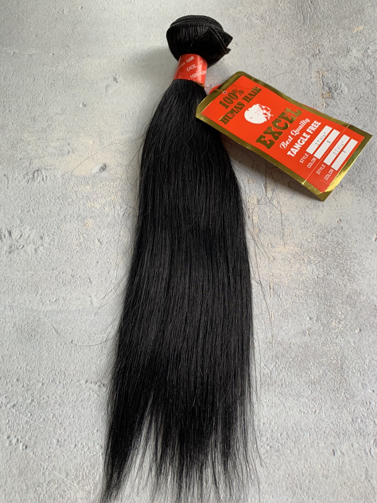 100% Human Weaving Hair by Excel, Silky Straight Smooth Texture 14″ Long! #1
