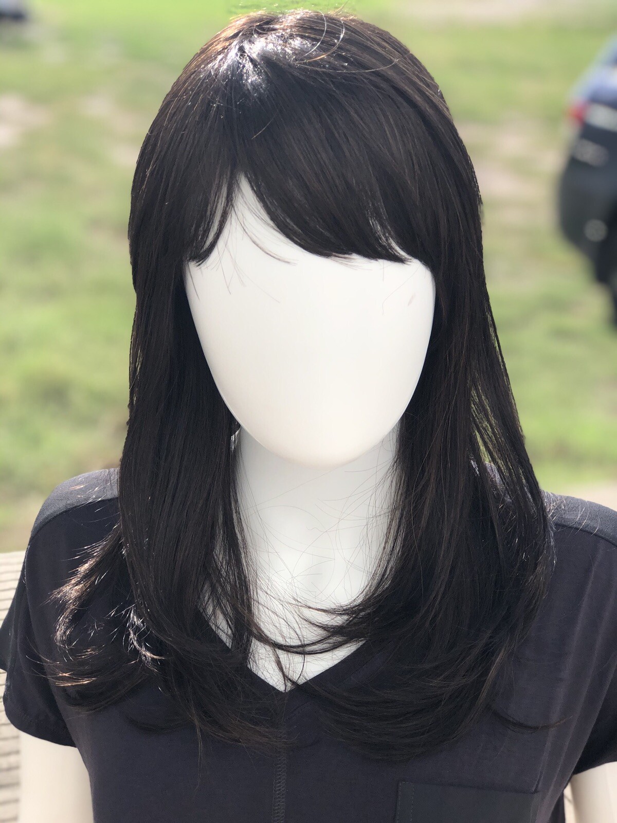 Women Wig LuxHair Temptress Dark Brown Heat Friendly Synthetic