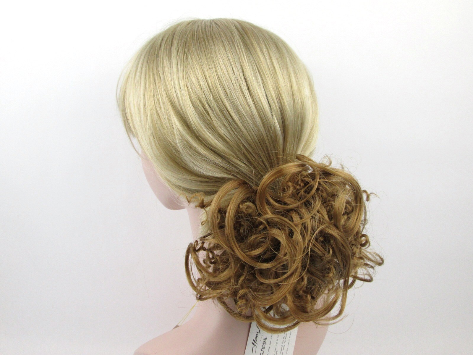 CURLY HAIR SCRUNCHIE PONYTAIL HOLDER HAIRPIECE MESSY BUN CORKSCREW CURLS DAPHNE