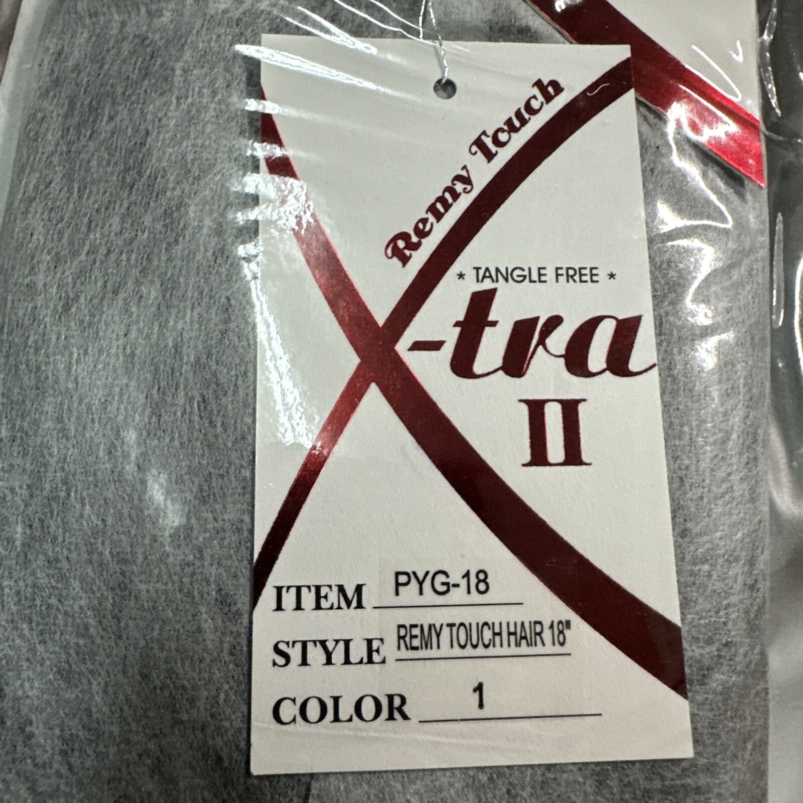18″ 100% Human Hair Quality Remy Touch Tangle Free Yaki Hair Extensions Color 1