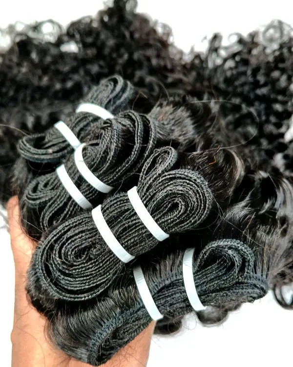 4 Bundles Deal – Kinky curly Raw Indian Temple Human Hair | Bella Hararo