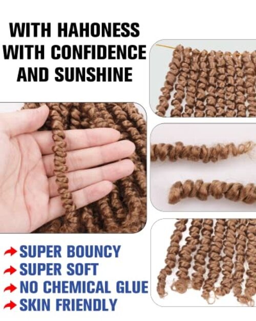6 Inches 8 Packs Super Short Passion Twist Crochet Hair 6 Inch (Pack of 8) 27#