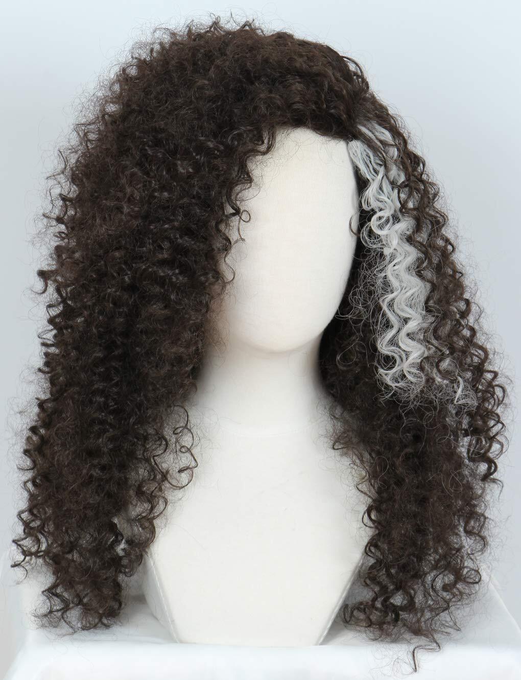 Long Afro Curly Wig Halloween Cosplay Costume Wig For Women Adult