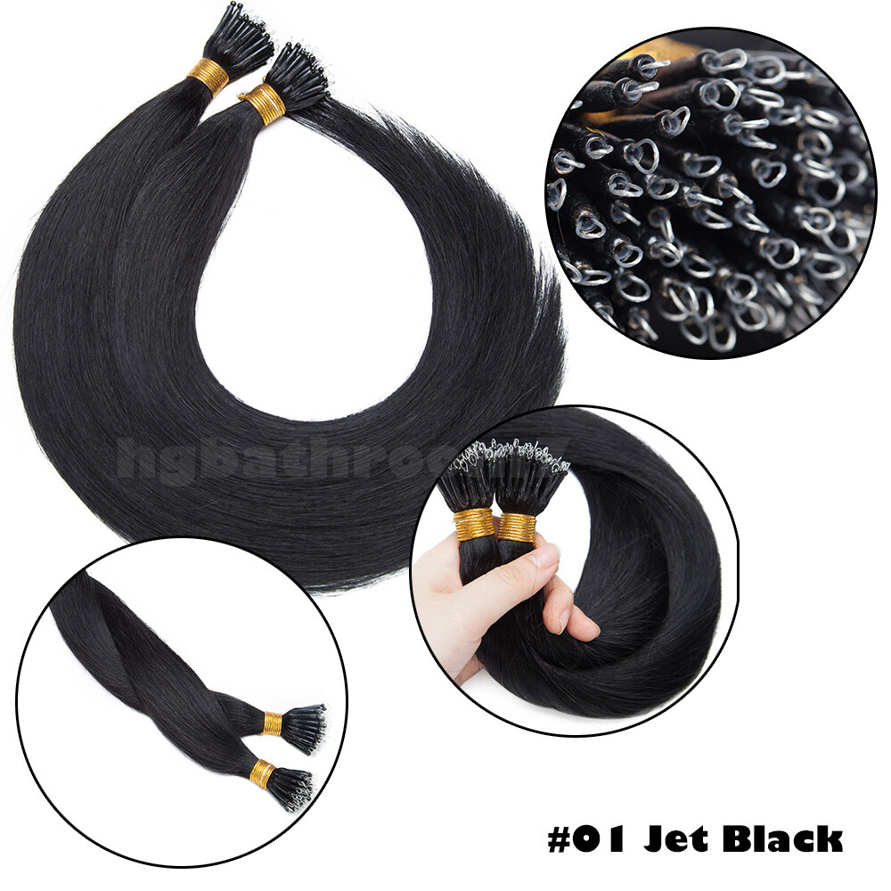 CLEARANCE Nano-Ring Tip Remy Human Hair Links Rings Loop Extensions 1g Bead L002