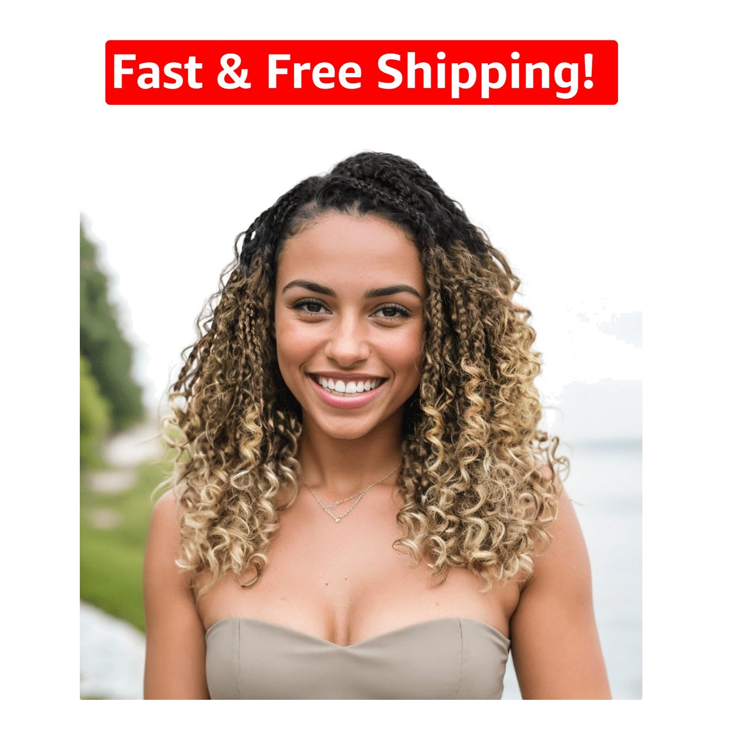 Effortless 10″ Goddess Crochet Hair – 3 Packs Curly Boho Braids for Black Women