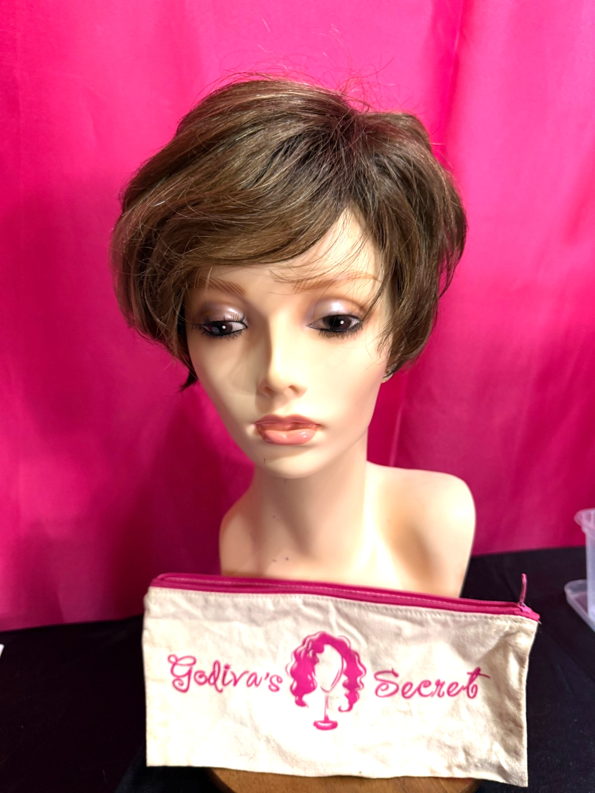 Godiva’s Secret Wigs “Peggy Wig” Almond Spice-R (rooted)