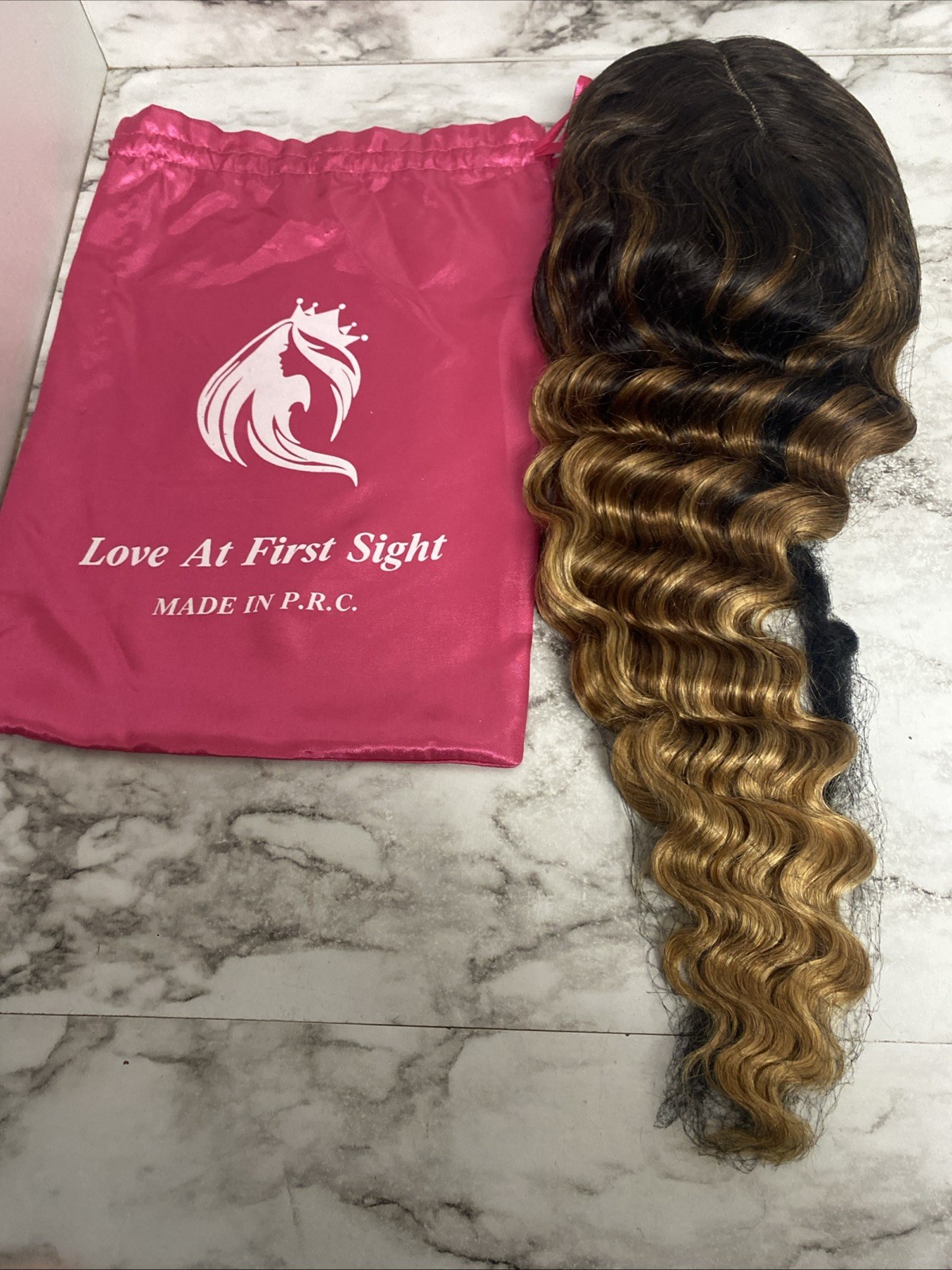Black Wig Love At First Sight Made In P. R. C. New 17”