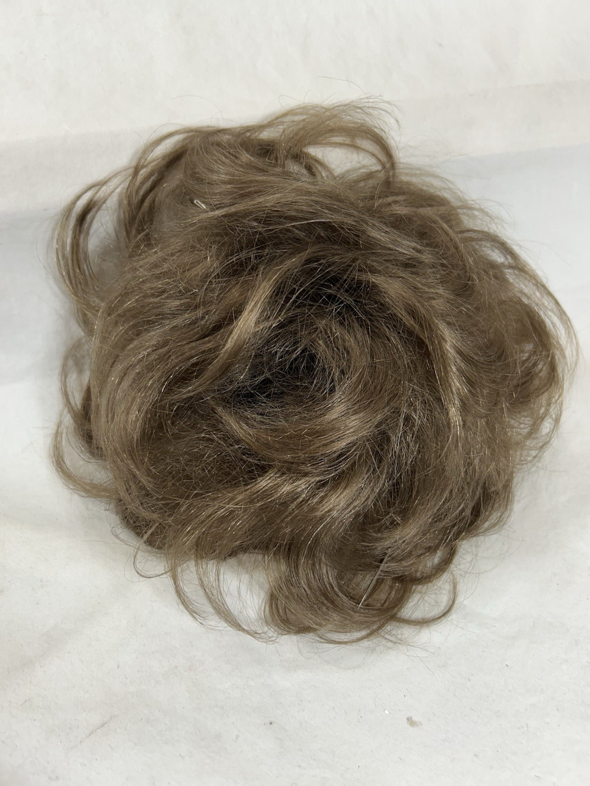 Vintage Human Hair Wiglet Topper Dark Blonde Light Brown Hairpiece Hong Kong