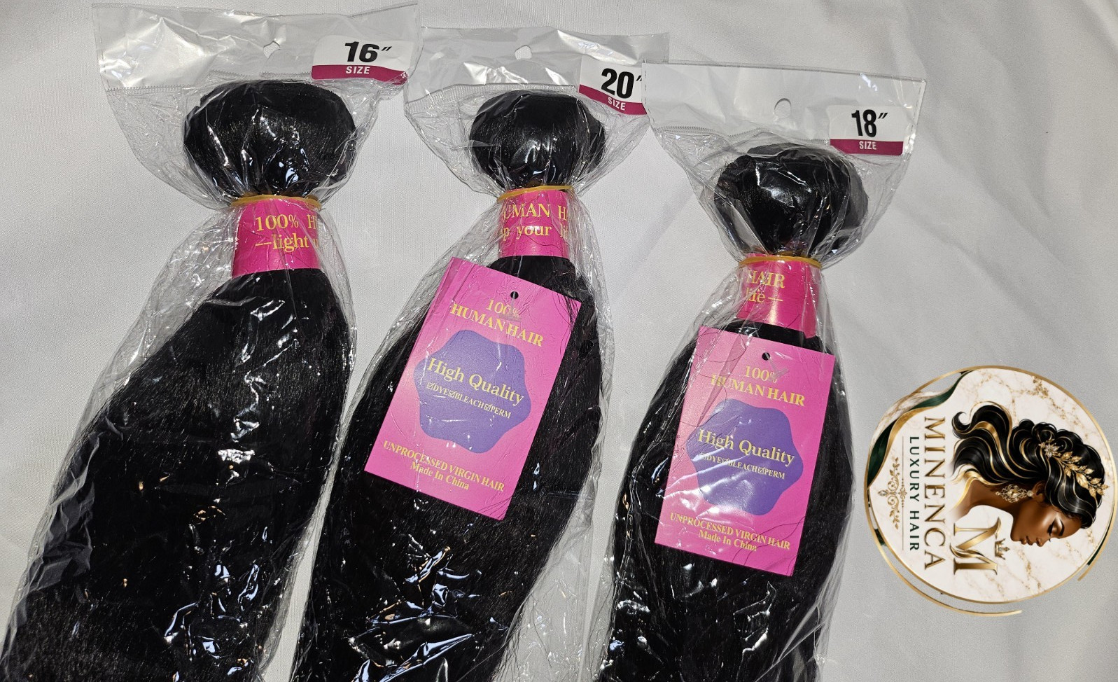 Kinky Straight Bundles Yaki Straight Bundles 12A