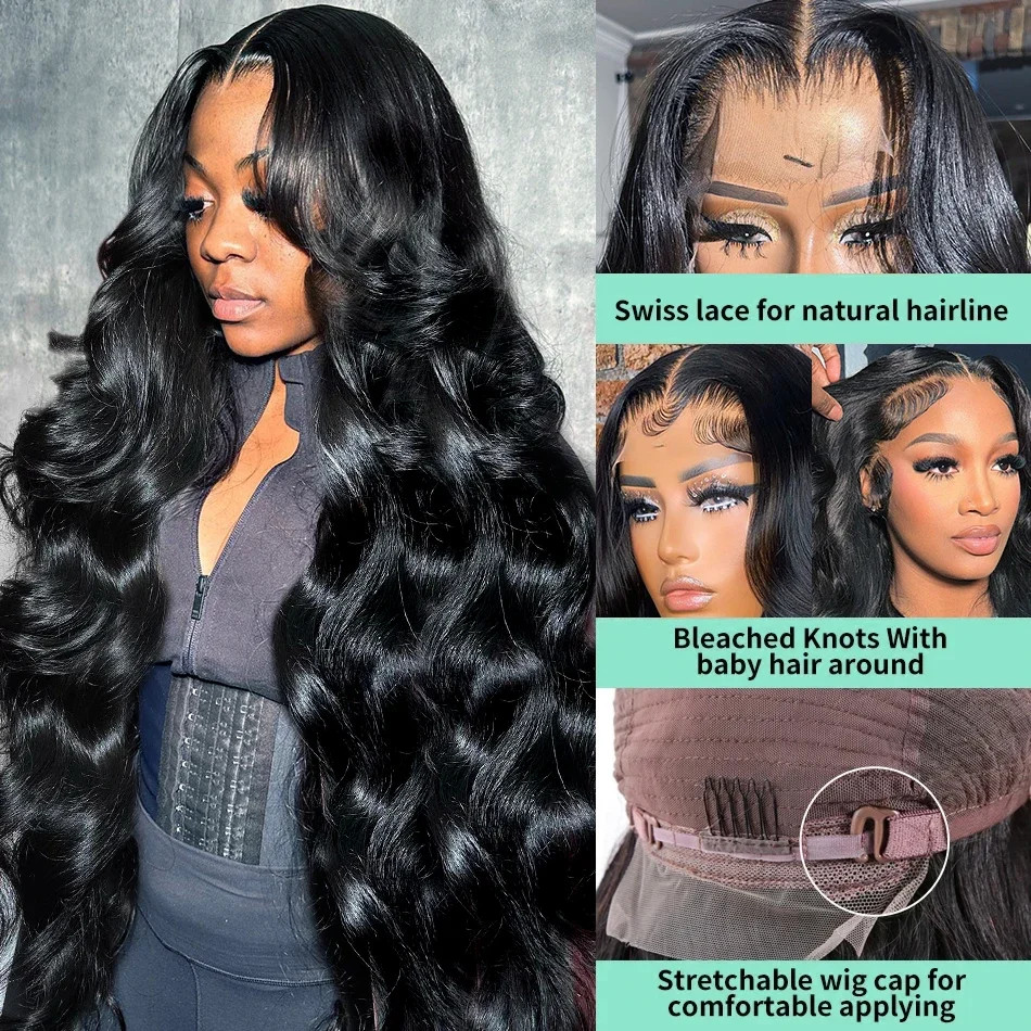 Body Wave 13×6 HD Lace Frontal Wigs Brazilian 13×4 HD Human Hair Wig For Women