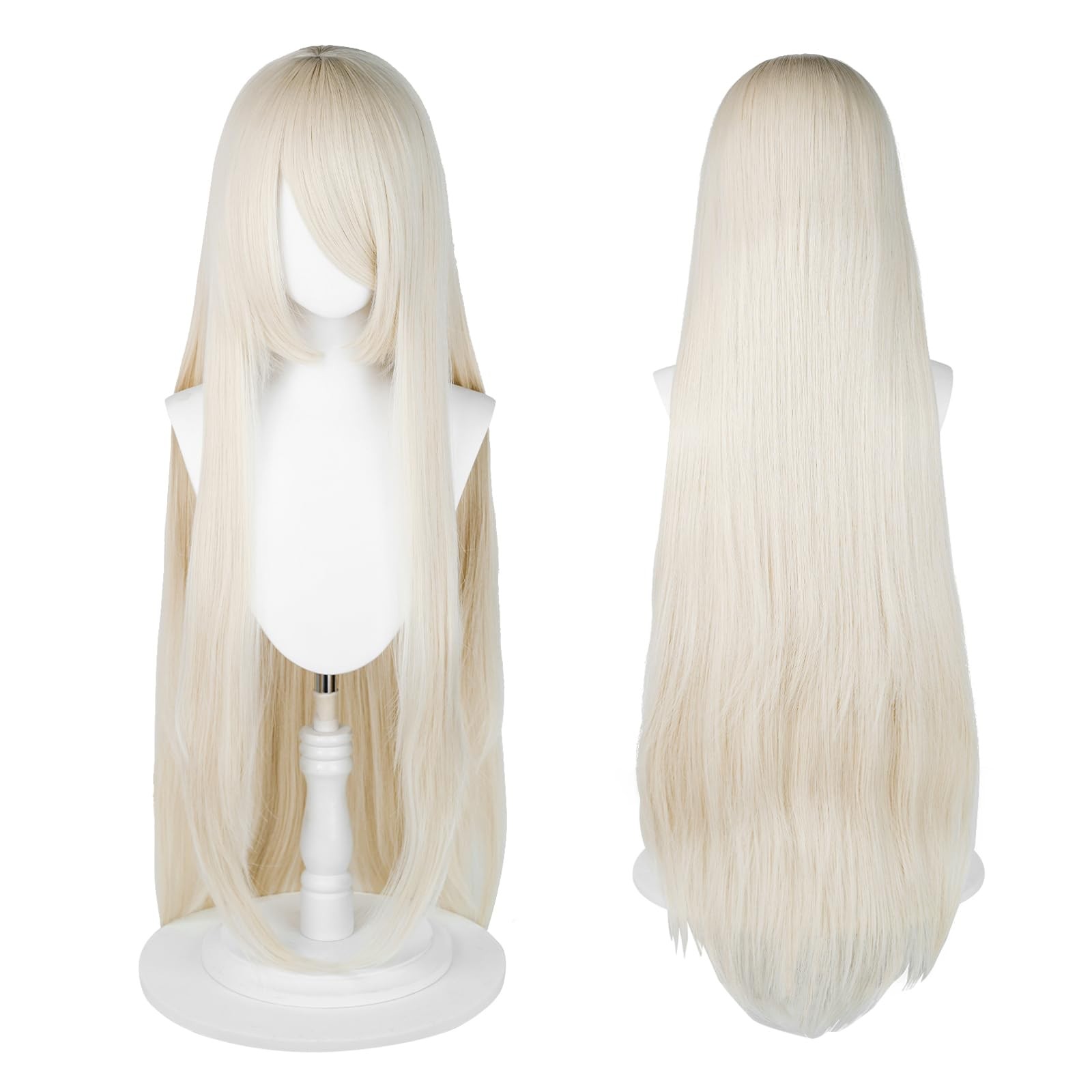 100cm / 40 Inch Long Wig, Universal Costume Wig, Perfect for Party, Festivals…