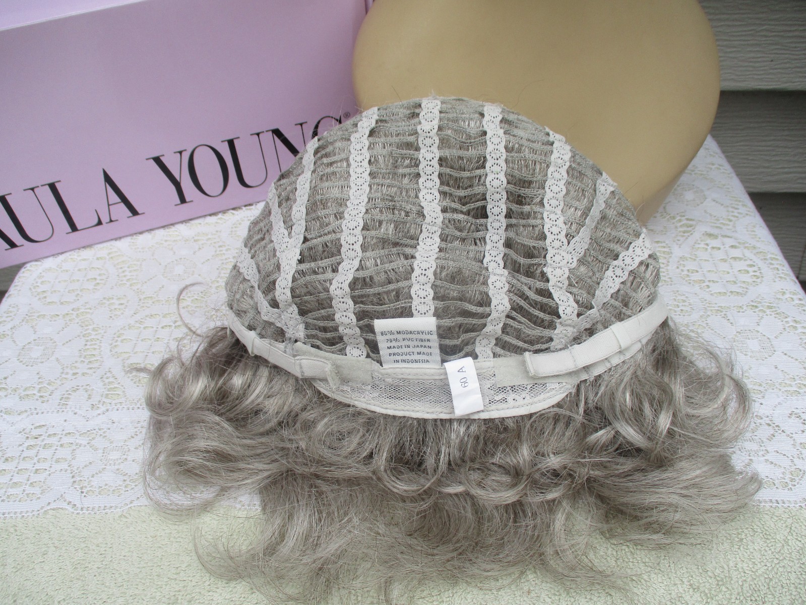 Paula Young Wig MERYL Color #56 SILVER Gray Mid Length Style PLEASE READ