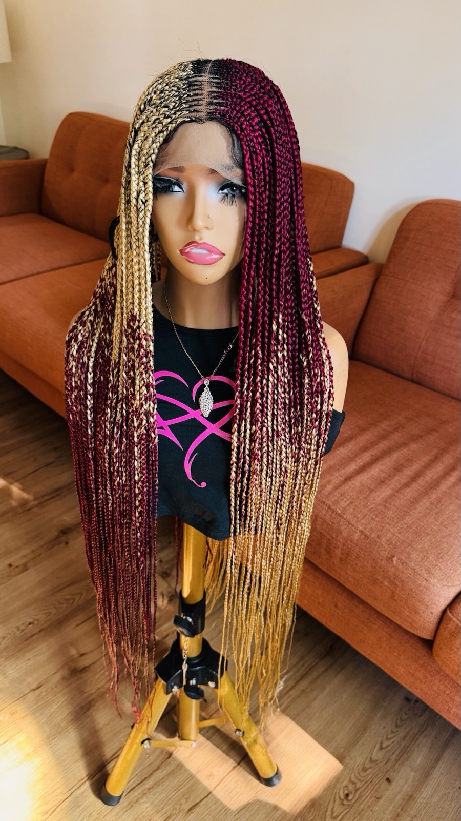 braided 360 Frontal length READY TO SHIP