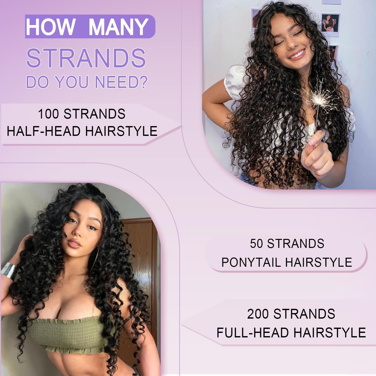 Deep Wave Feather Crochet Hair, 100 Strands Miracle Knots Hair Curly Crochet Hai