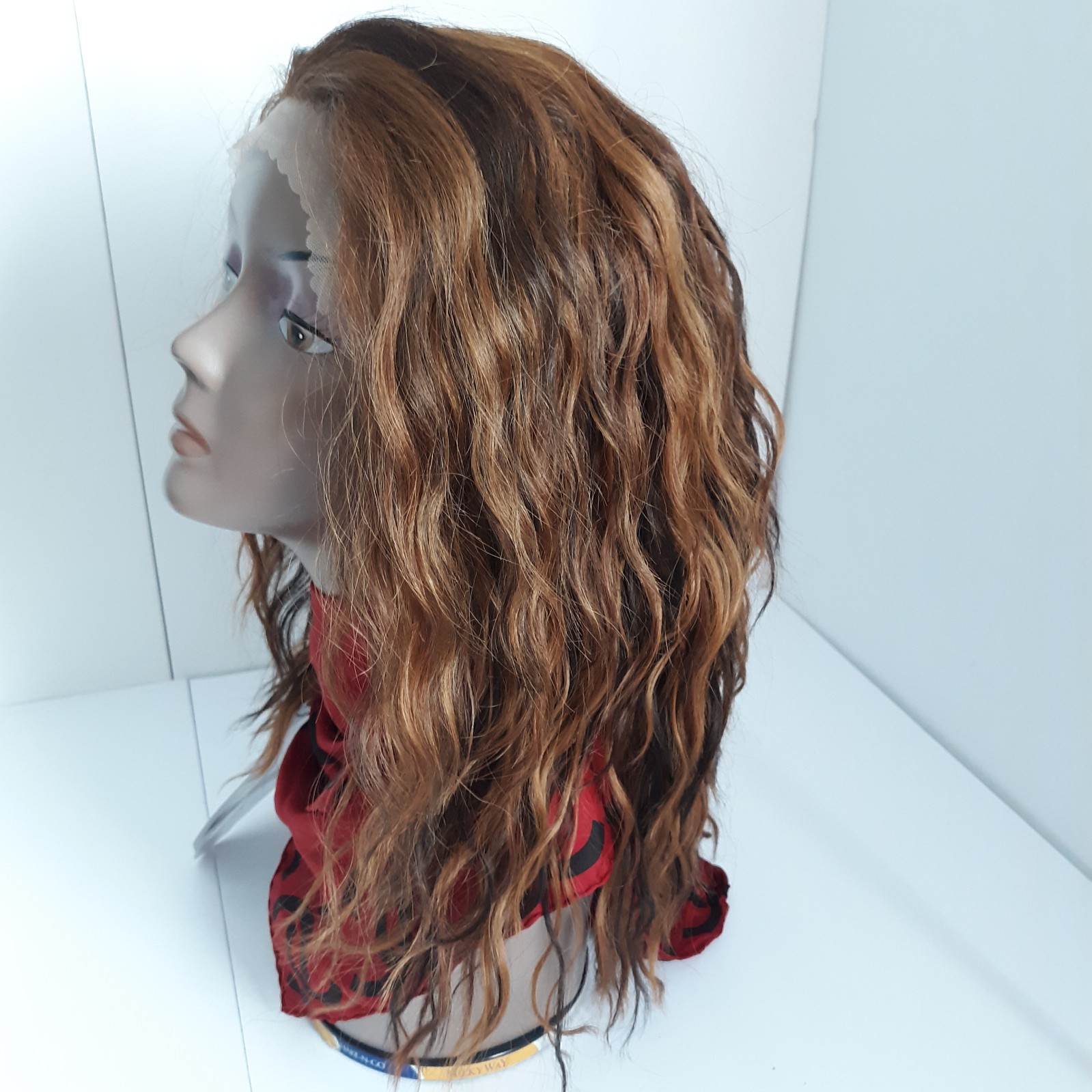 Vivica A Fox Womens Orlando-V Wig Deep Swiss Lace Front Synthetic Hair P4/27/30