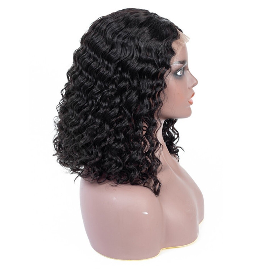 Lace Closure BOB Wig Straight/Curly 150% Density 100 Human Virgin Hair