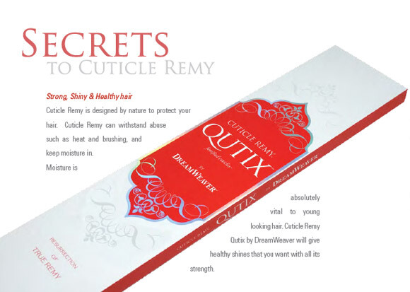 Model Model Cuticle Remy Qutix 100% Human Hair Remi Yaky [MODERN LOOSE DEEP]