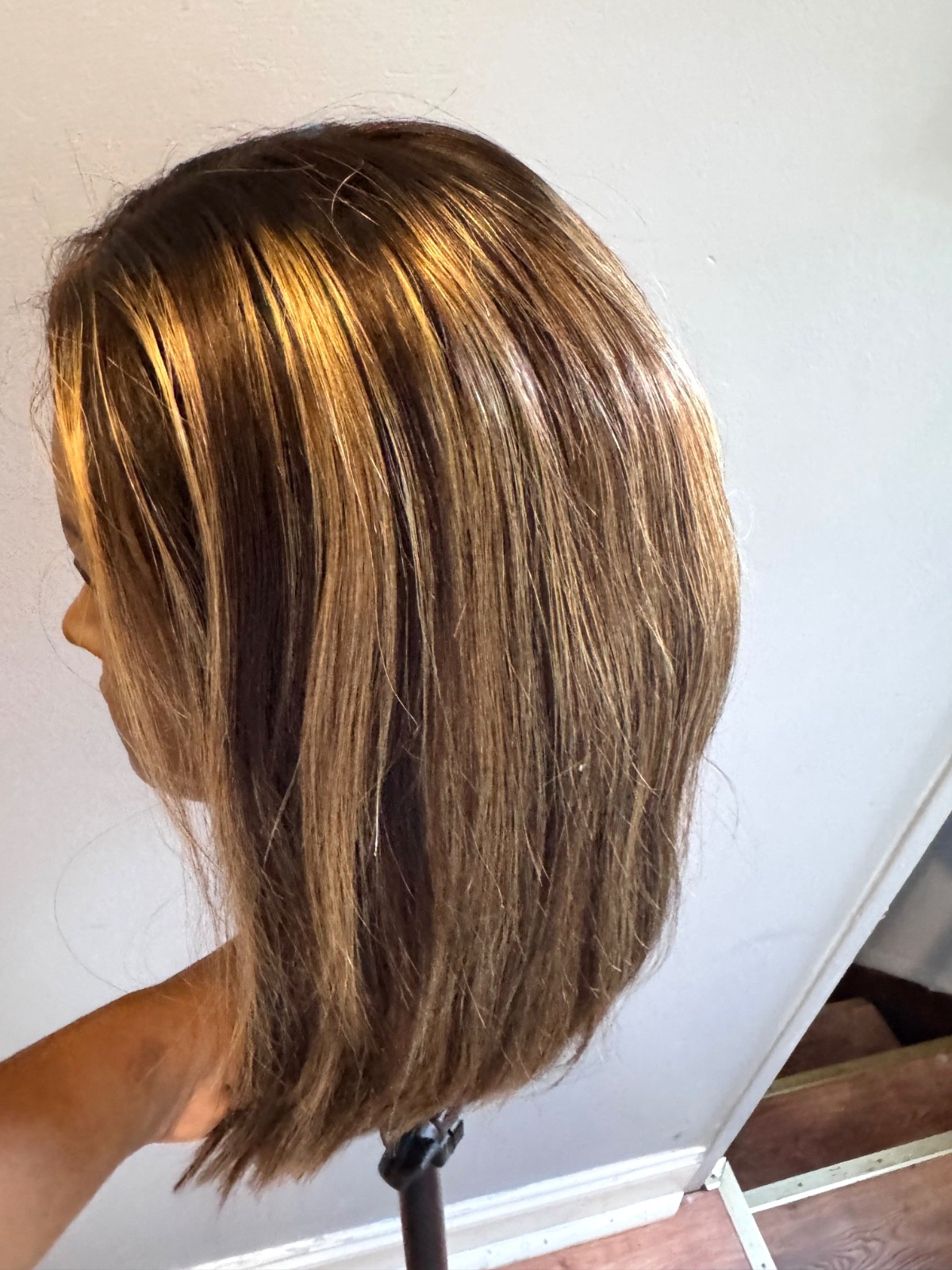 P4/27 Layer Cuts 6×5 Pre-cut Lace Honey Blonde Glueless Bob Wig 180% Density
