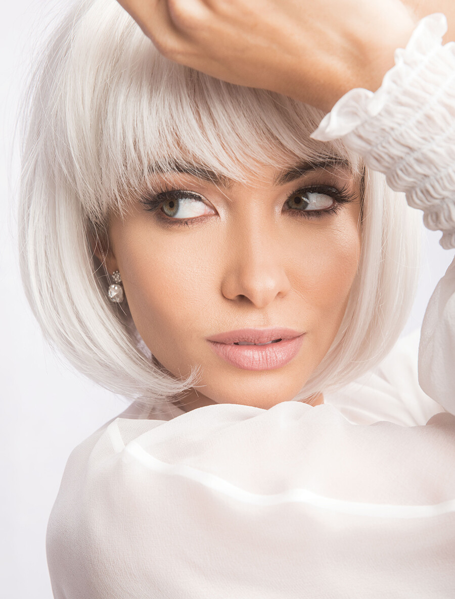 ASTRID Wig by RENE OF PARIS, *ANY COLOR!* Mono Top, Chin-Length Bob, NEW
