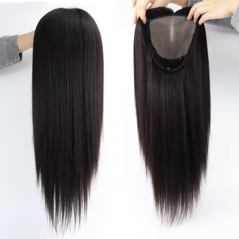 6×6″ Silk Base Wig Human Hair Breathable Silk Top Full Lace Wigs Natural Scalp