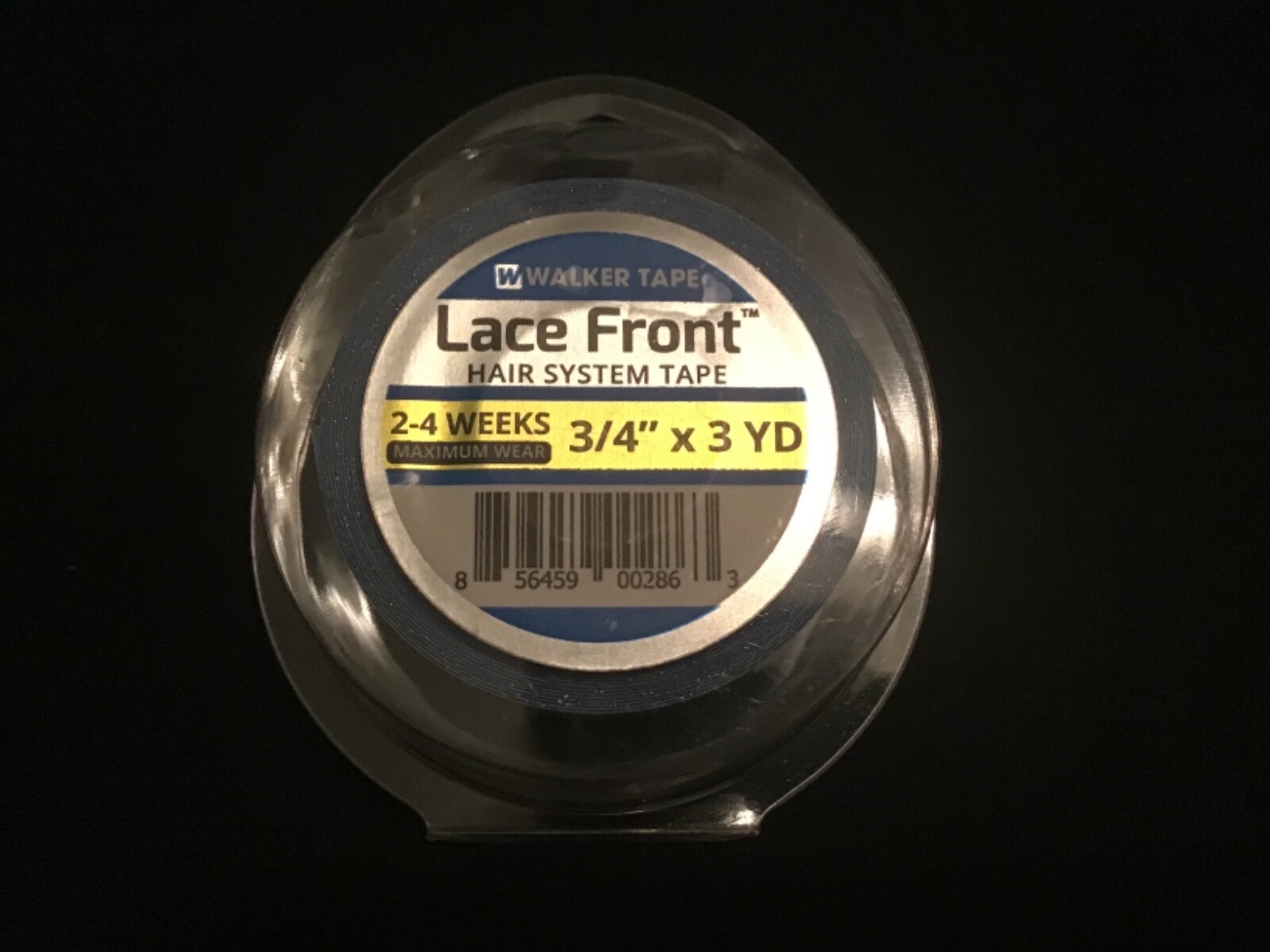 Walker 3/4″x 3 YDS Tape Roll (Blue Liner) Lace Front Support ~ Lace Wigs &Toupee