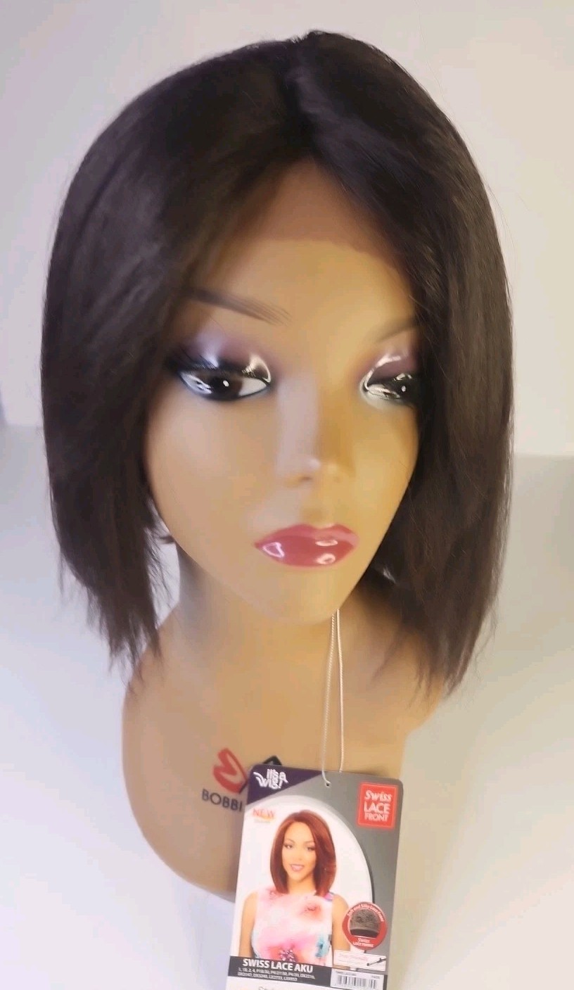 It’s a wig Swiss Lace Front Style Swiss Color P4/30 Medium Brown Wig .