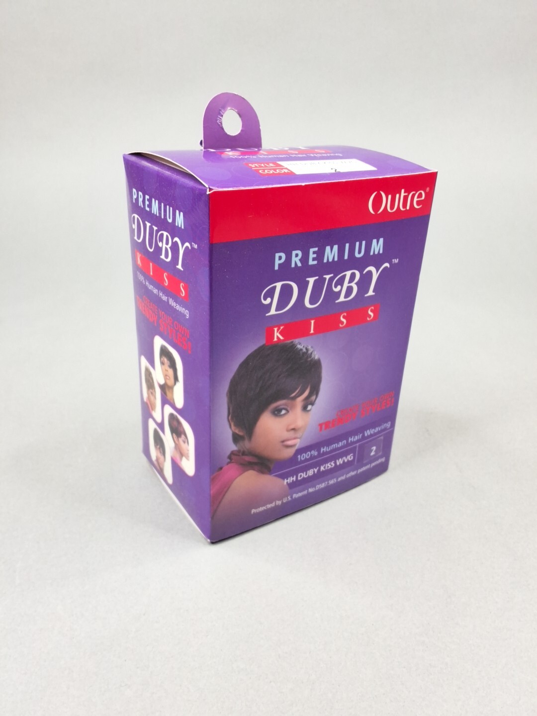 4″ Duby Kiss #2 Darkest Brown Outre Premium 100% Human Hair Weaving Wvg Short