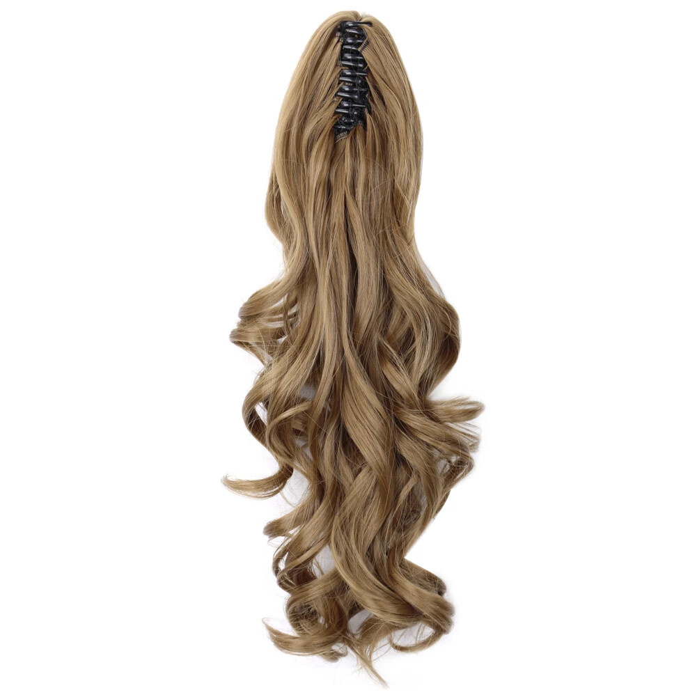18″ Large Claw Ponytails Clip in Hairpieces Claw on Pony Tails Hair Extensions