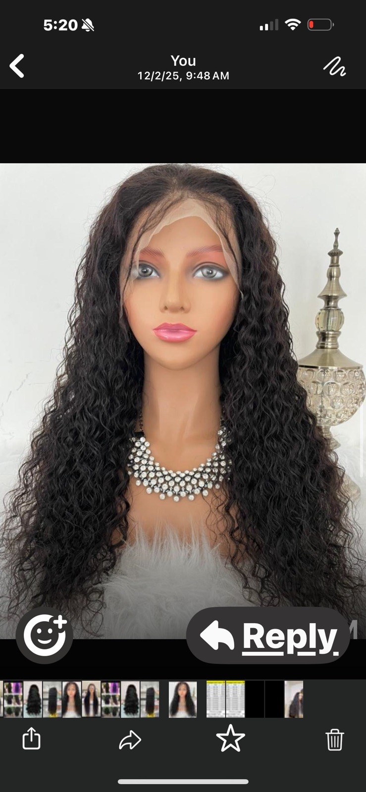Women’s Adult Long Curly Black Wig, Natural Look Curly Texture