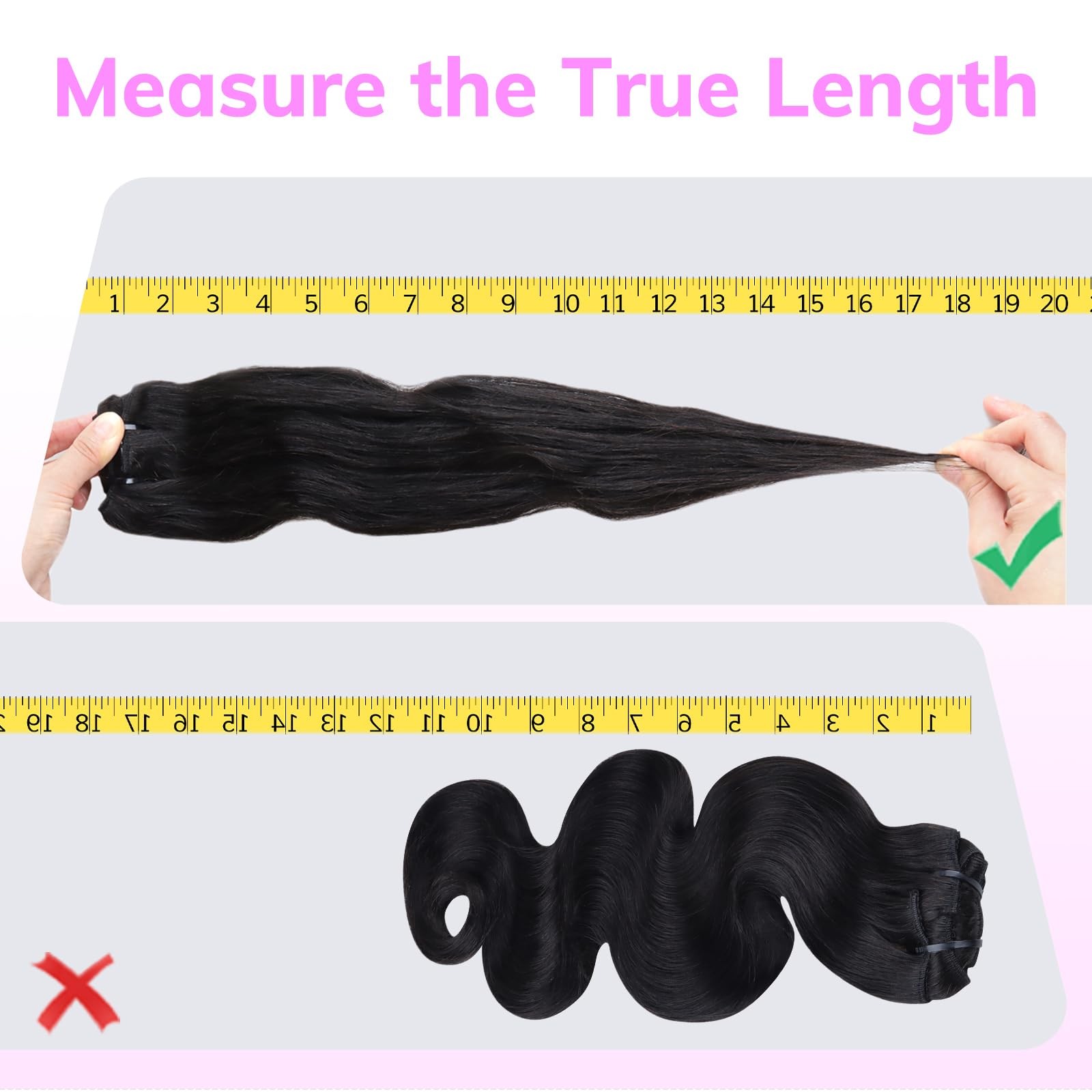 Idn Beauty Seamless Clip In Hair Extensions Human Hair Body Wave 24 Inch 110G