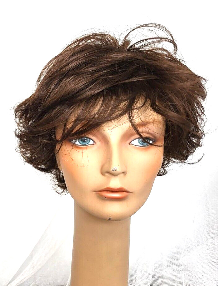 Frenchy Tony of Beverly synthetic wig Std Cap NWOT Display color 6 Medium Brown