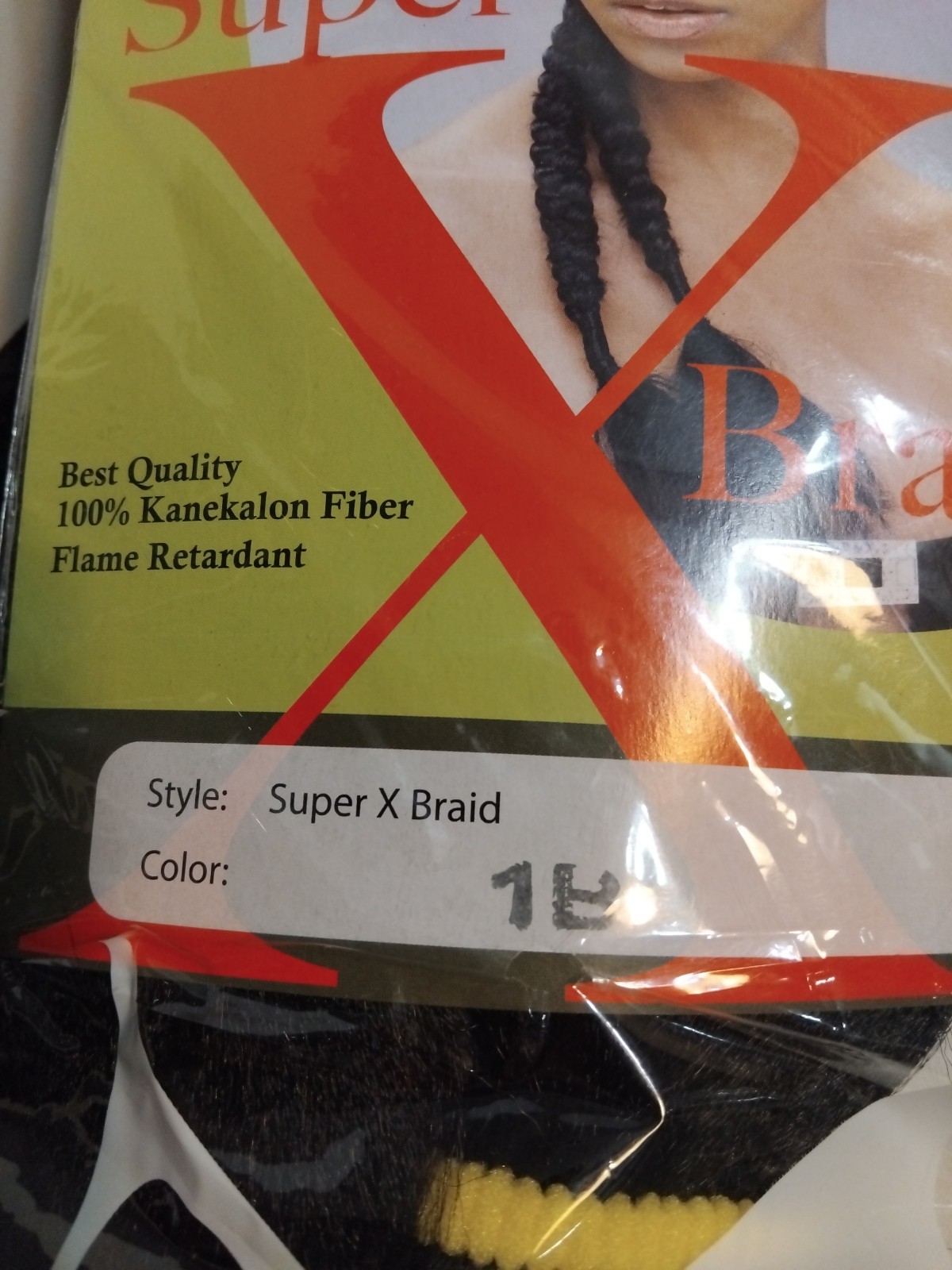 Super X Braid Supreme Super X Braid 100% Kanekalon Fiber Braiding Hair 41″ #1B