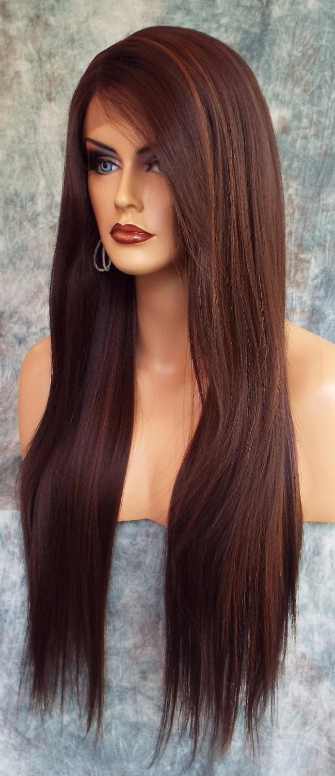LACE FRONT C PART STRAIGHT WITH SIDE BANG WIG CLR FS4.30 GORGEOUS SEXY 468