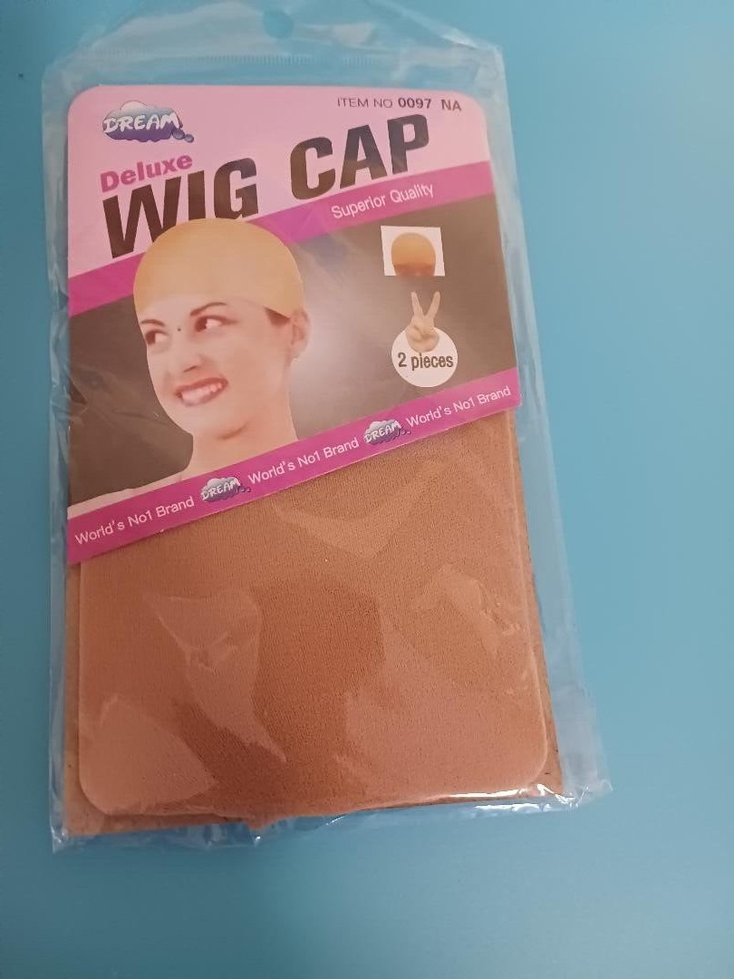DREAM Deluxe Wig Cap – Beige Nude (2 Pieces), One Size Fits All