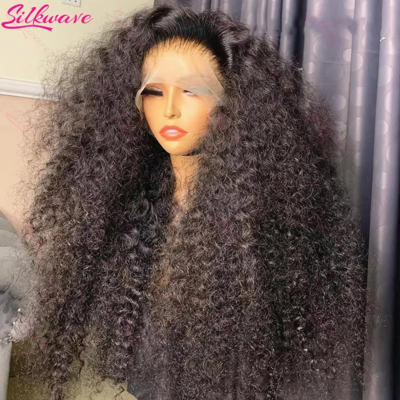40″ 13×6 HD Lace Frontal Wig, Deep Wave, 150% Density, Preplucked,Brazilian Hair
