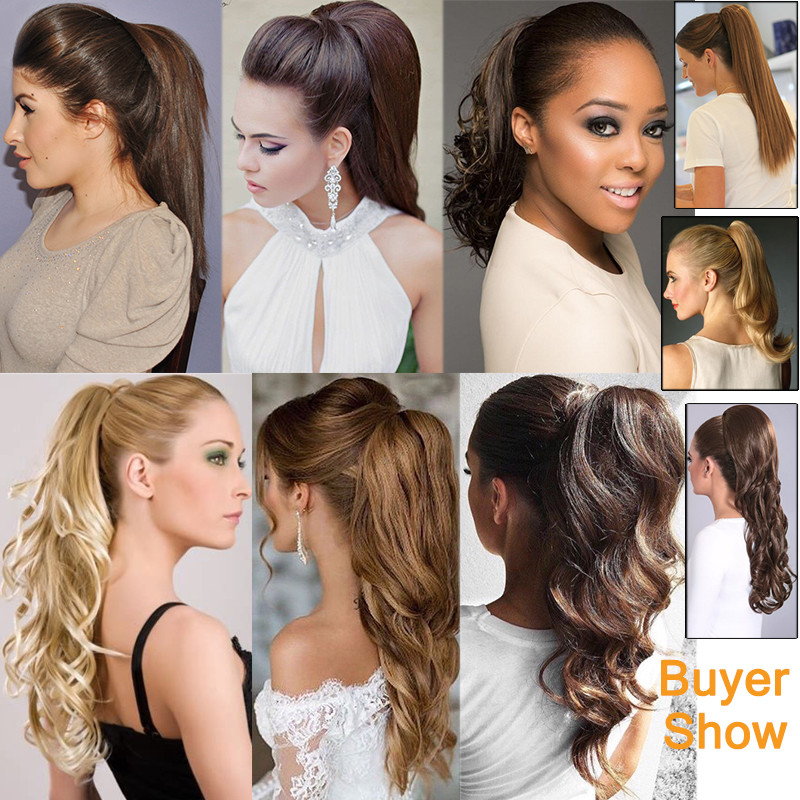 100% Natural Thick Claw Clip On Ponytail 18-26″ Long Soft As Human Hair Piece US