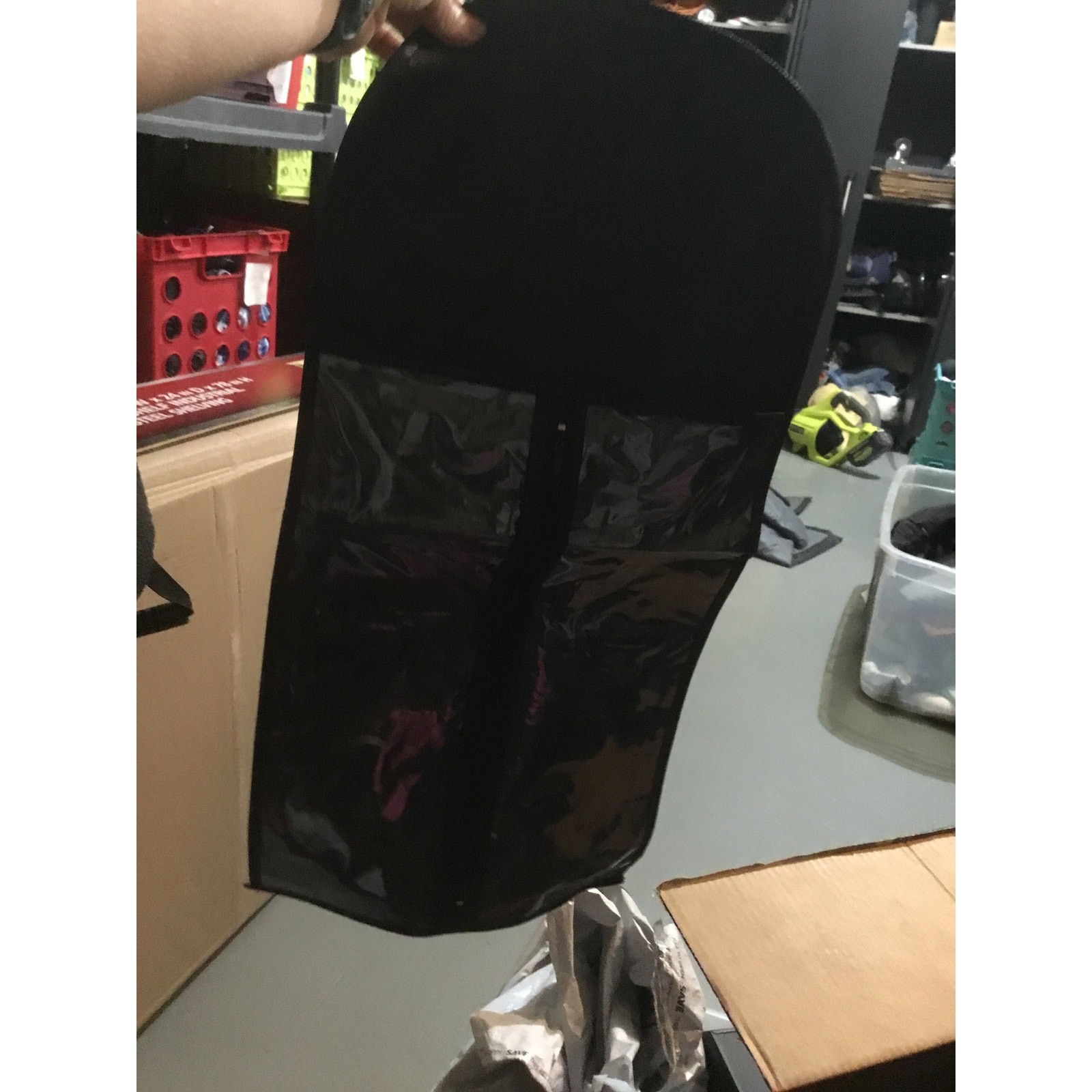 4 Pcs Hair Extensions wig Storage Bag Portable Dust-proof Black (NO HANGERS) new