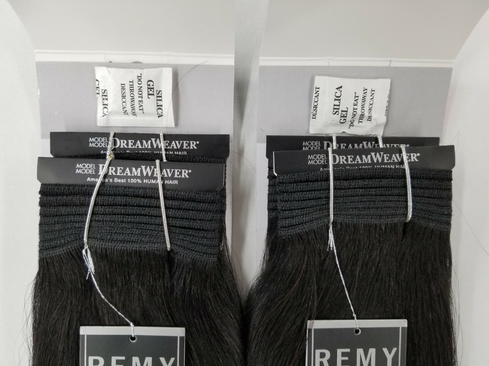 2 Packs ModelModel Remy Dreamweaver 100% Human Hair Extension 10″~Off Black