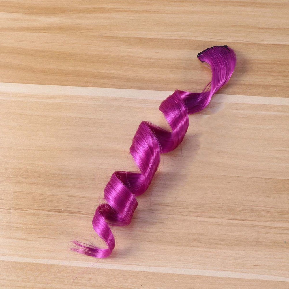 12Pcs Reusable Hair Extensions Clip Colored Assorted Hair Pieces for Daily Use