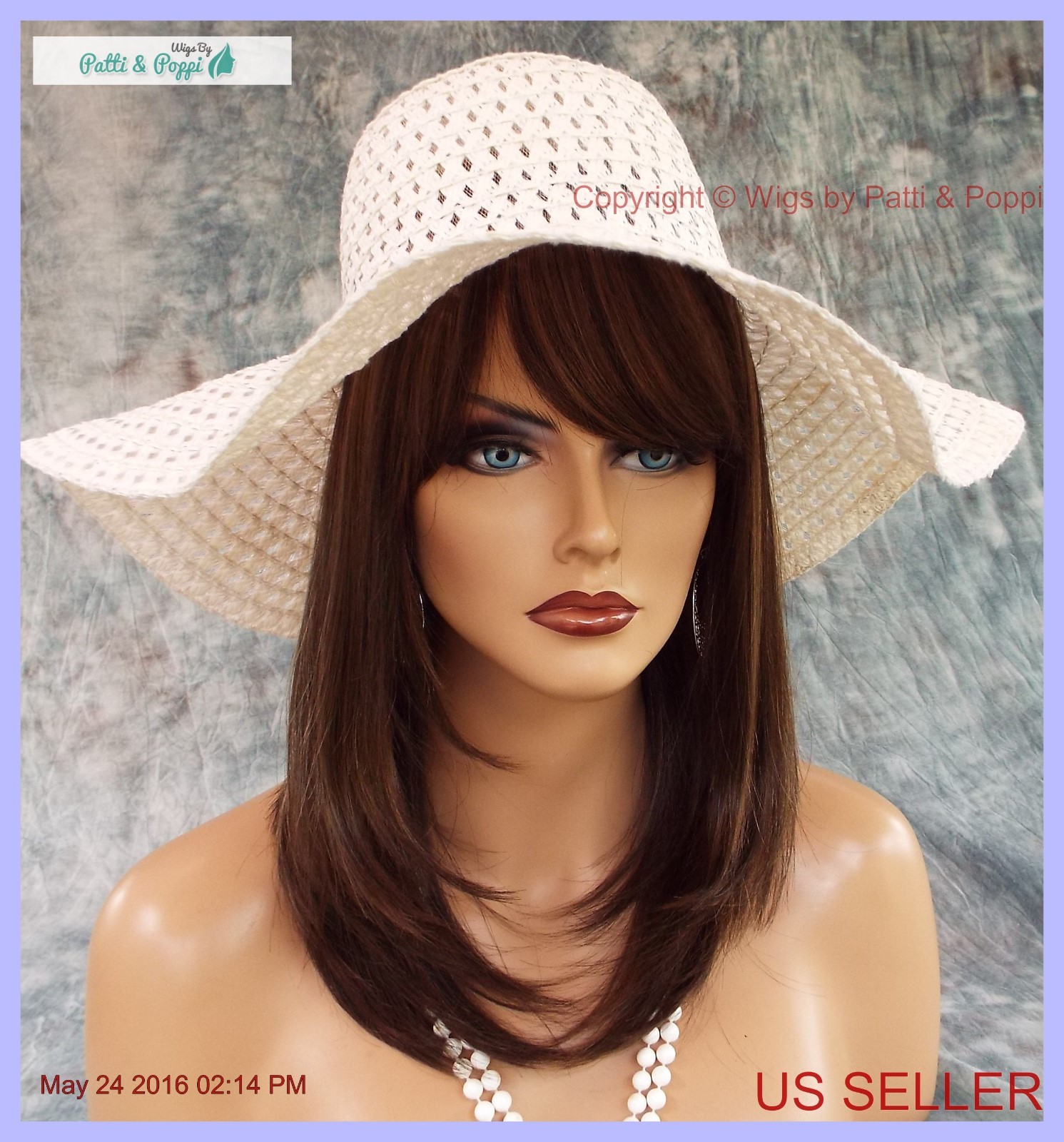 MADISON MONOFILAMENT WIG BY ENVY *MEDIUM BROWN* SEXY SOPHISTICATED STYLE -1