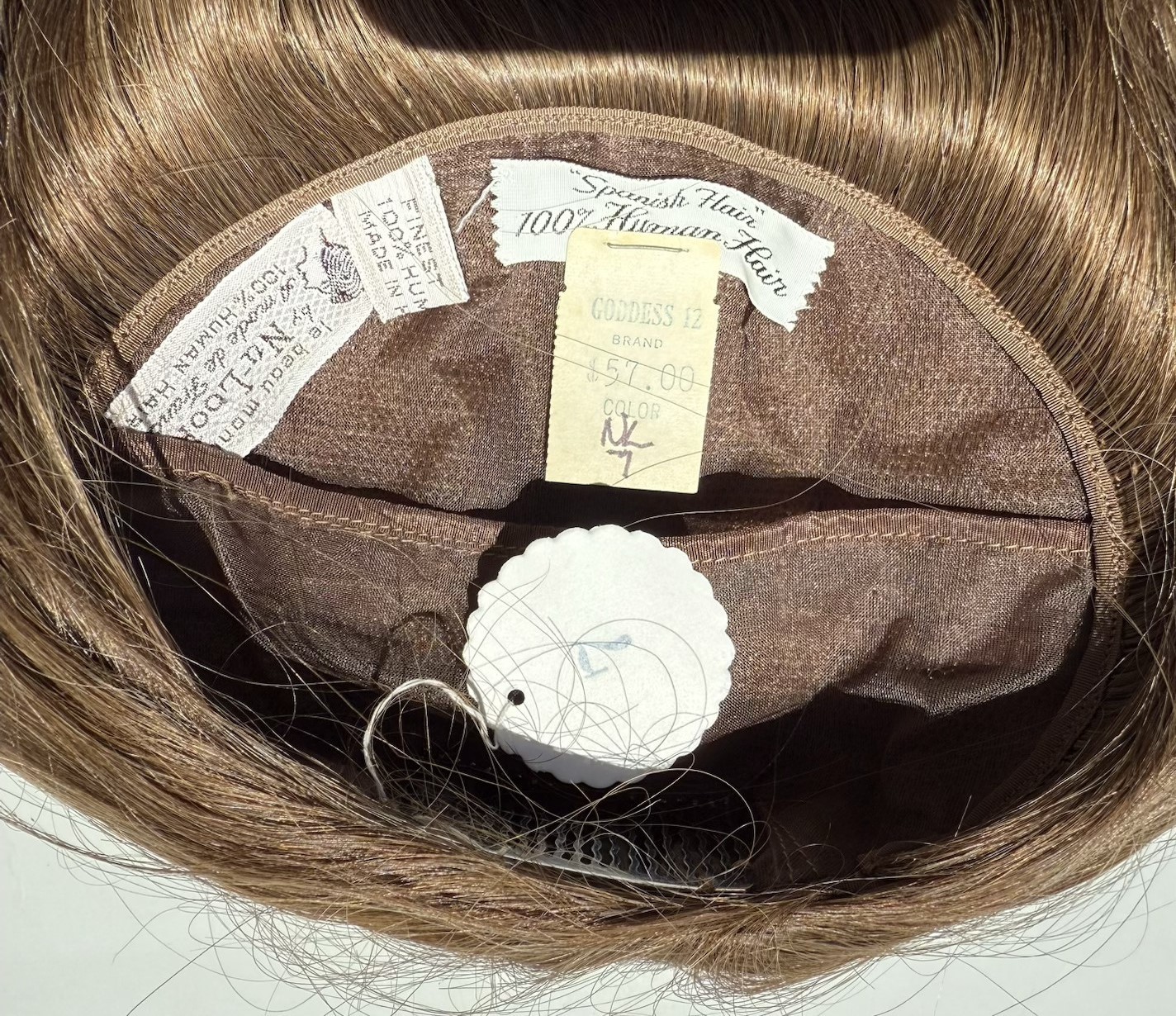 Vintage 100% Human Hair Fall from the 1970’s-#18 Ash Brown *Special Purchase NWT