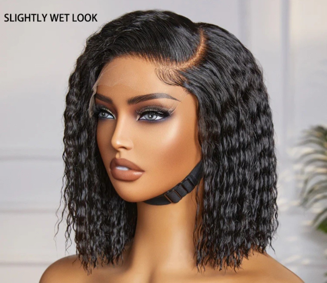 Luvme Hair Boho Bohemian Curly Minimalist HD Lace Glueless Bob Wig
