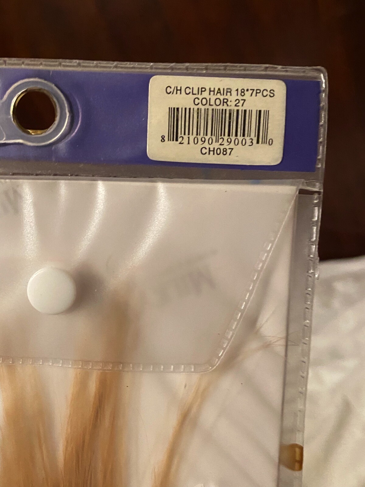 Milky Way Clip In Hair Extensions “European St. 18” Color 27 NEW